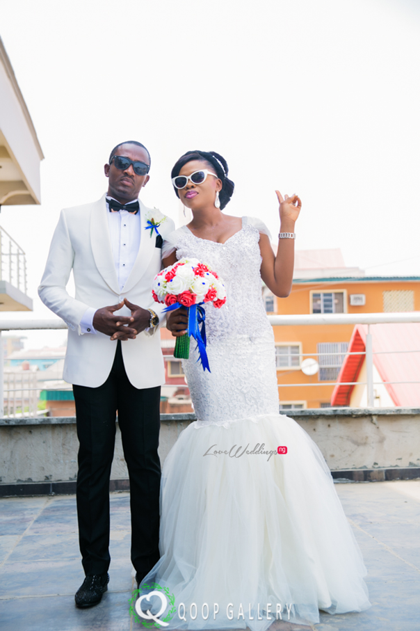 Nigerian White Wedding Couple - Teju Yinka LoveweddingsNG 1
