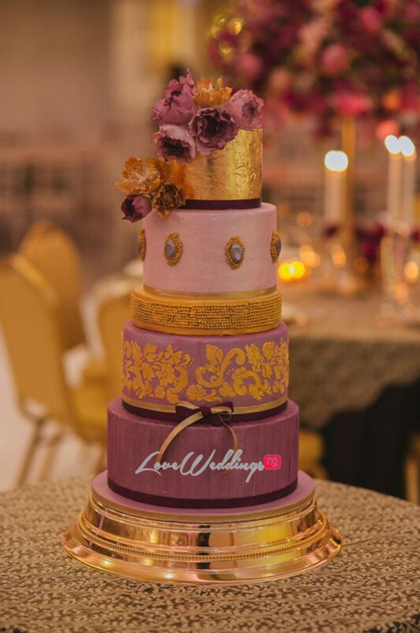 Gold Opulence Alegrar Events Wedding Cake LoveweddingsNG