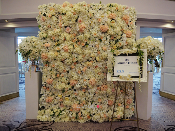 The Luxury Wedding Show 2016 LoveweddingsNG - Flower Wall by Designer Wedding Planner