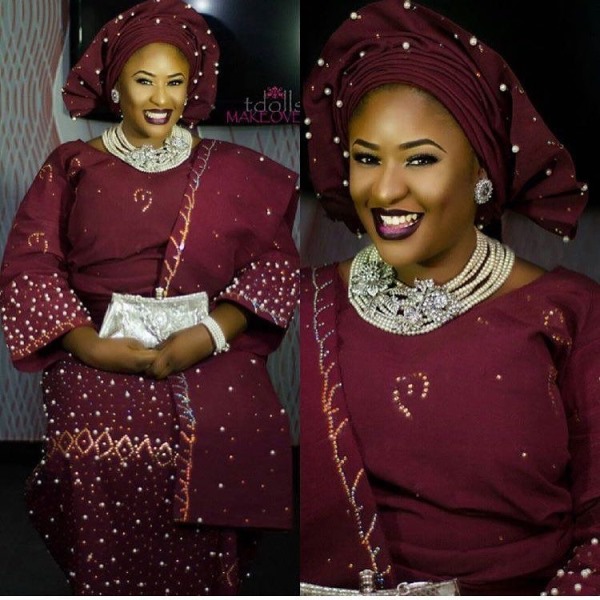 Aso Oke Head to Toe Nigerian Traditional Bride LoveweddingsNG 5