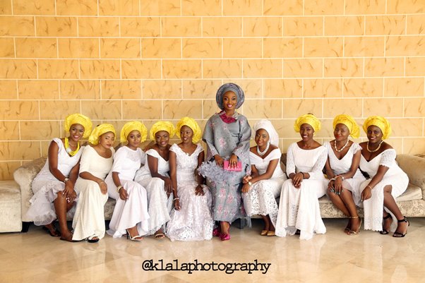 Nigerian Traditional Bride and Bridesmaids Klala Photography LoveweddingsNG