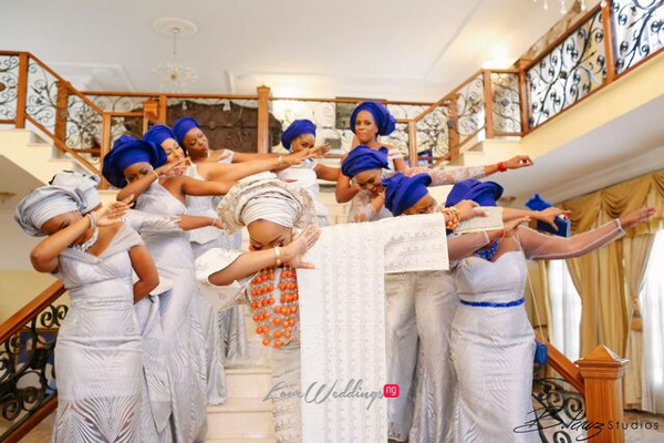 Davido's sister Coco weds Caleb Traditional Wedding Bride and Friends Oya Dab LoveweddingsNG