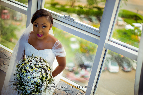Nigerian Bride and Bouquet Grace and Pirzing LoveweddingsNG Diko Photography  2