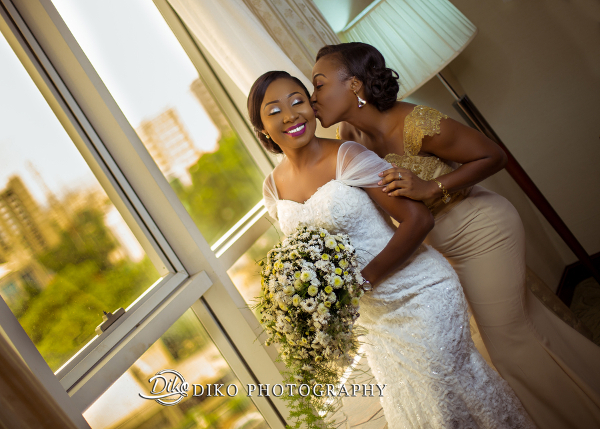 Nigerian Bride and Friend Grace and Pirzing LoveweddingsNG Diko Photography 1