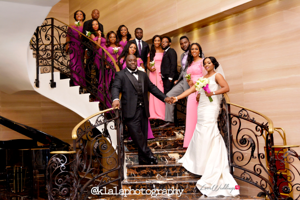 Nigerian Couple and Bridal Train Isioma and Ifeanyi LoveweddingsNG Klala Photography