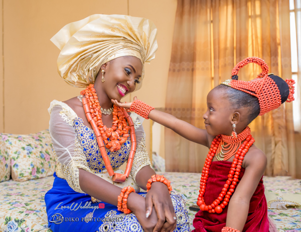 Nigerian Traditional Wedding Esther and Ben Bride and Little Bride Diko Photography LoveweddingsNG