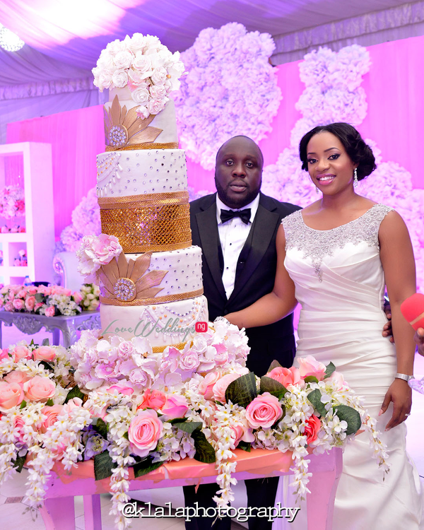 Nigerian Wedding Cake Isioma and Ifeanyi LoveweddingsNG Klala Photography