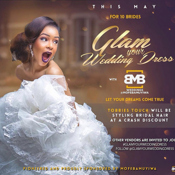 Glam Your Wedding Dress with BMB Photography LoveweddingsNG