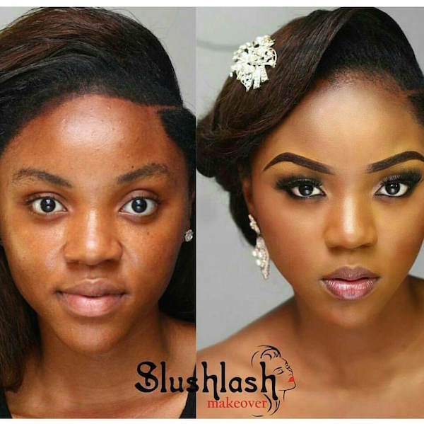 Nigerian-Bridal-Makeover-Before-and-After-Slushlash-makeover-LoveweddingsNG