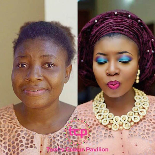 Nigerian-Bridal-Makeover-Before-and-After-Tomi's-Colour-Pavilion-LoveweddingsNG