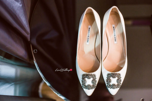 Nigerian Bride Shoes Joy and Ifeanyi Perfect Events LoveweddingsNG