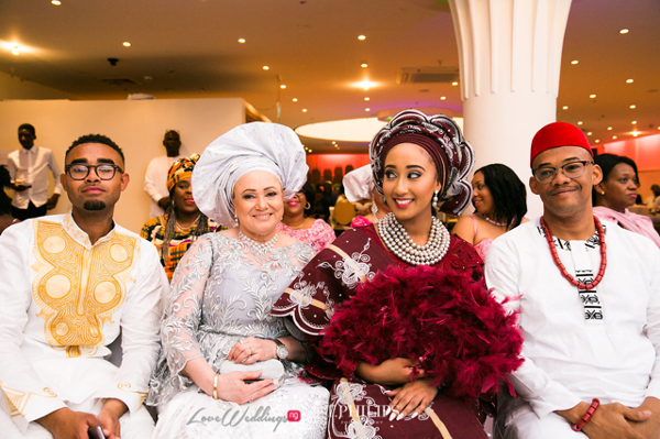 Nigerian Ghanaian Wedding Abi and Olivia Traditional Bride and Parents LoveweddingsNG