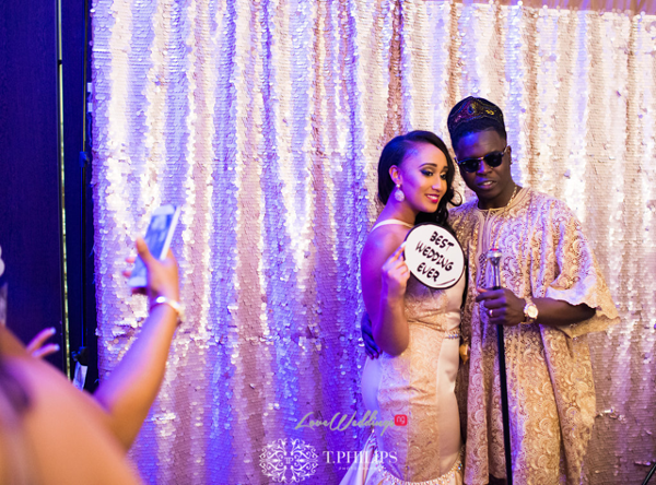 Nigerian Ghanaian White Wedding Abi and Olivia Reception Outfit LoveweddingsNG