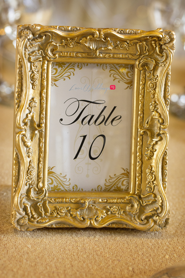 Nigerian Wedding Joy and Ifeanyi Table Numbers Perfect Events LoveweddingsNG