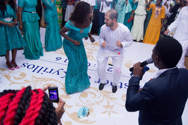 Esther and Kyrillos Yoruba Greek Wedding Guests Dance Sculptors Event Planners LoveweddingsNG 1