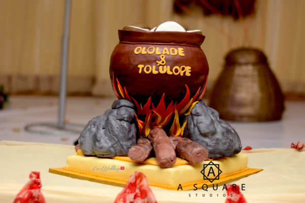 Nigerian Traditional Wedding Cake Lolade and Tolulope ASquare Studios LoveweddingsNG