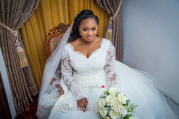 Nigerian Bride and Bouquet Judith & Kingsley Diko Photography LoveweddingsNG 1