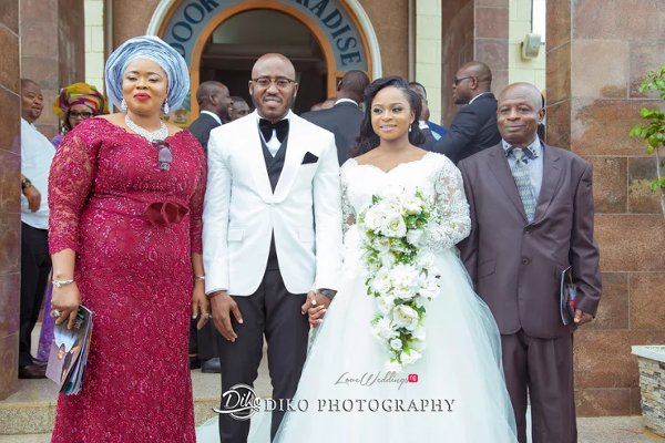 Nigerian Bride and Groom with Parents Judith & Kingsley Diko Photography LoveweddingsNG 1