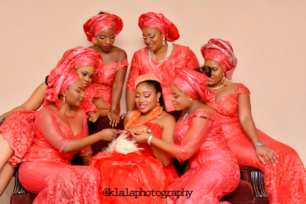 Nigerian Igbo Bride and Aso Ebi Girls Chichi and Stan Klala Photography LoveweddingsNG