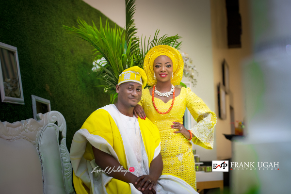 Nigerian Traditional Bride and Groom Kunbi Oyelese Lanre Tomori LoveweddingsNG 1