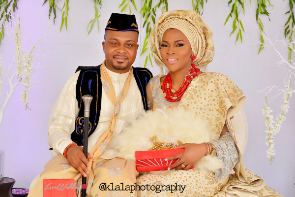 Nigerian Traditional Bride and Groom Olamide Smith Udeme Williams Klala Photography LoveweddingsNG 1