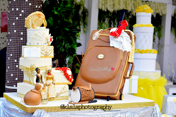 Nigerian Traditional Wedding Cake Olamide Smith Udeme Williams Klala Photography LoveweddingsNG 1