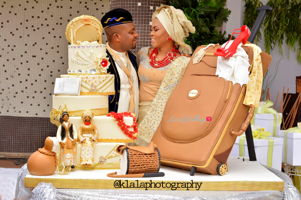 Nigerian Traditional Wedding Cake Olamide Smith Udeme Williams Klala Photography LoveweddingsNG