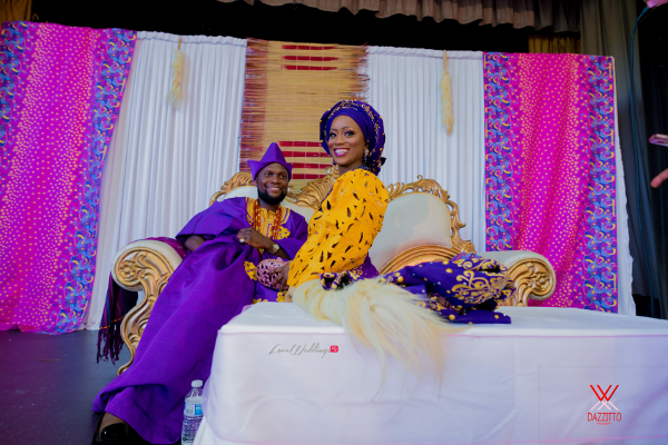 Nigerian Traditional Wedding in London Seun and Segun Bride and Groom LoveweddingsNG Dazzitto Photography 2