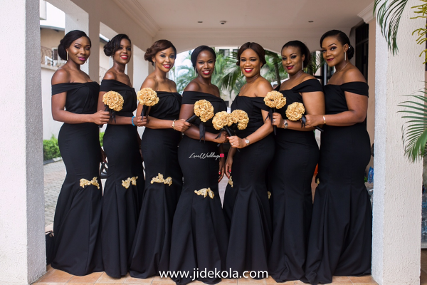 nigerian-bridesmaids-in-black-chioma-wale-ayorinde-jide-kola-loveweddingsng