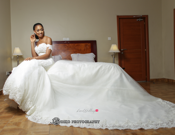 Nigerian Bride in gown Amaka and Oba 3003 Events LoveWeddingsNG
