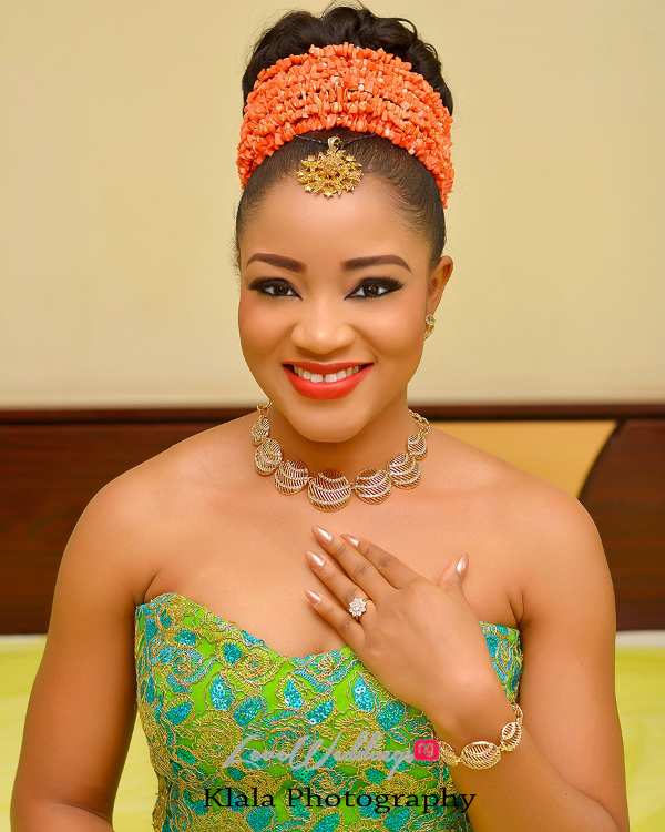 Nigerian Traditional Bridal Makeup Ifeyinwa and Chidi Klala Photography LoveWeddingsNG