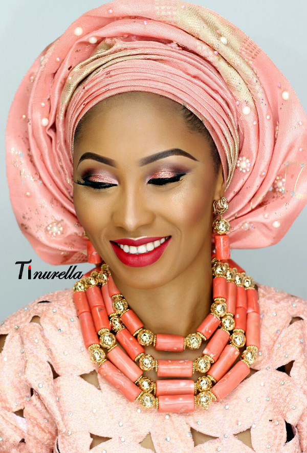 Nigerian Traditional Bridal Makeup Tinurella LoveWeddingsNG 6