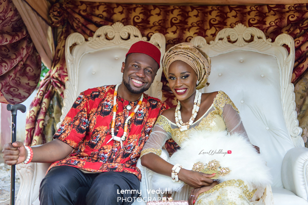 Nigerian Traditional Bride and Groom Dr. Chioma & Dr. Onyedika Lemmy Vedutti Photography LoveWeddingsNG 3