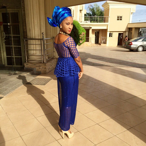 Adesua Etomi Asoebi Nigerian Wedding Guest Style Inspiration LoveWeddingsNG 2