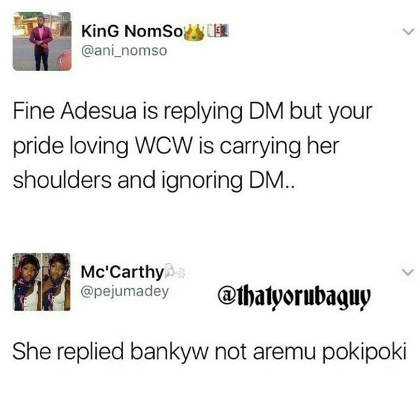 Adesua Etomi and Banky W Engagement Story Memes LoveWeddingsNG King Nomso Reply DM