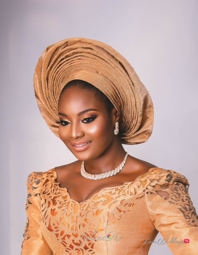 Bukola looked stunning in her monotone traditional bridal outfit | # ...