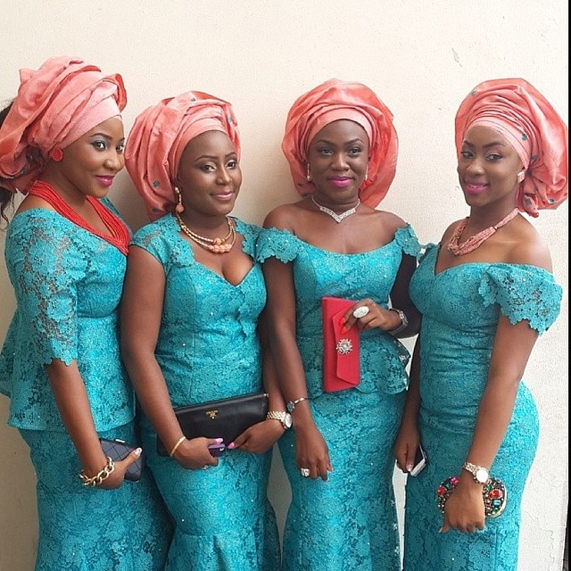 AsoEbi Inspiration: Paul Okoye & Anita Isama's Traditional ...