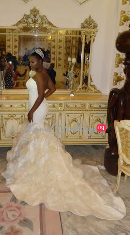 White Wedding: Hadiza Raisa Okoya weds Olamijuwonlo Alao-Akala
