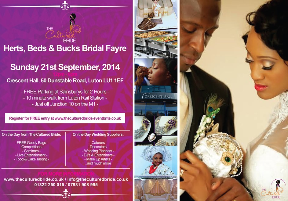 Register To Attend The Cultured Bride Bridal Fayre