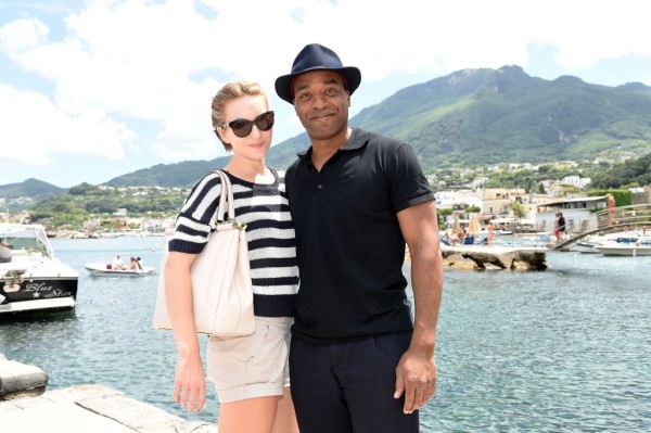 Chiwetel Ejiofor & Girlfriend Sari Mercer spotted on a Yacht in Ischia