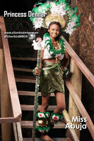 MBGN 2014 Miss Abuja - Princess Dennar Nigerian Traditional Outfit Loveweddingsng