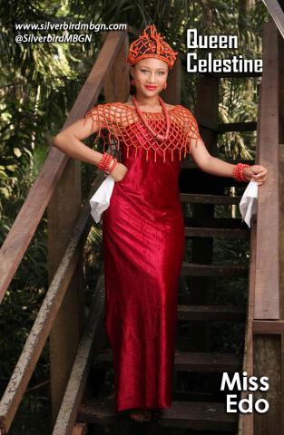 MBGN 2014 Miss Edo Queen Celestine Nigerian Traditional Outfit Loveweddingsng