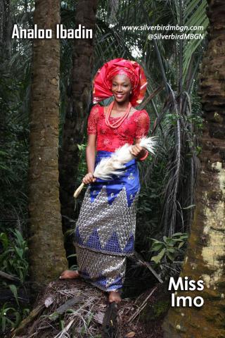 MBGN 2014 Miss Imo - Analoo Ibadin Nigerian Traditional Outfit Loveweddingsng