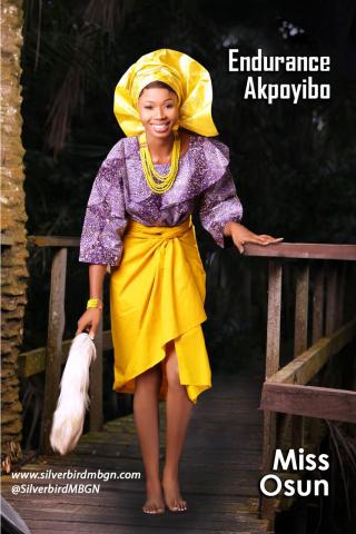 MBGN 2014 Miss Osun - Endurance Akpoyibo Nigerian Traditional Outfit Loveweddingsng