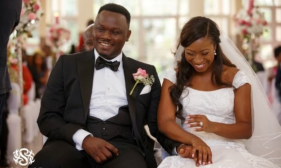 Dr Sid Simi Osomo White Wedding Loveweddingsng new