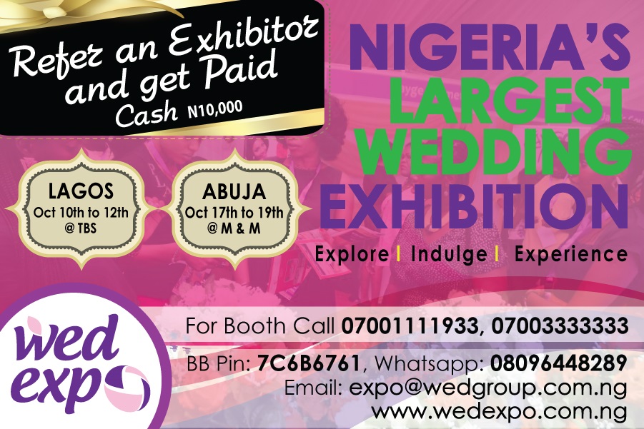 WED Expo: Refer an Exhibitor and get paid N10,000