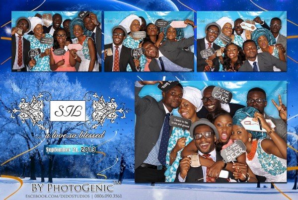 The Photogenic Photobooth: Wedding Guests with Props