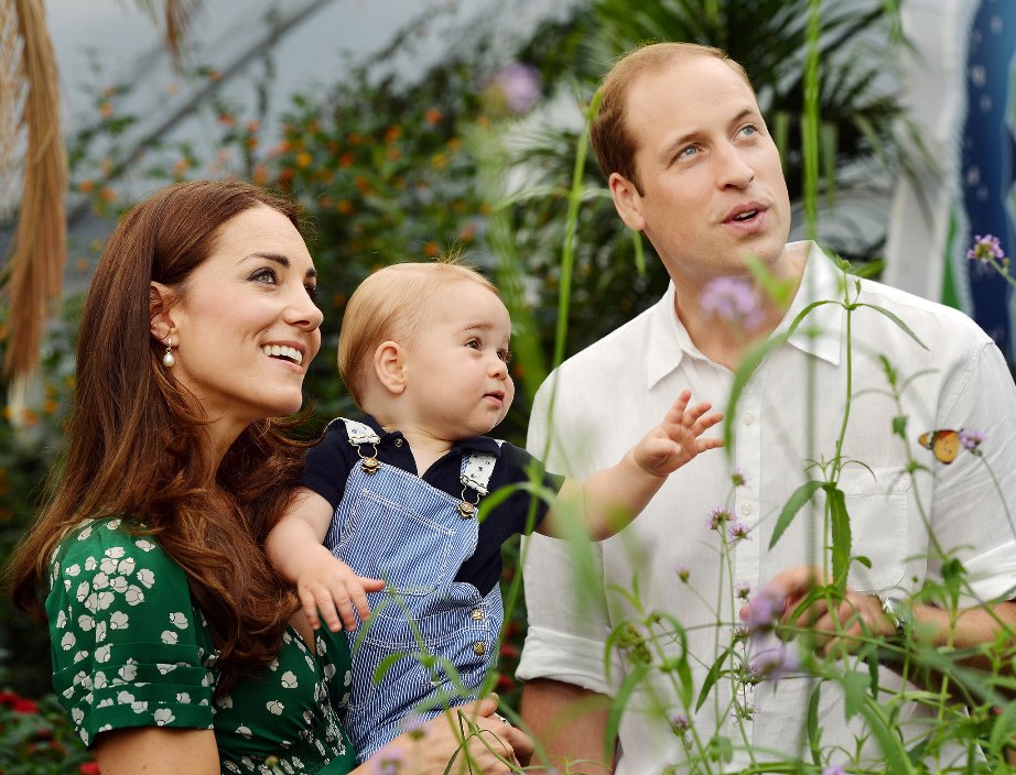 Duke and Duchess of Cambridge Pregnant - Kate and William with George