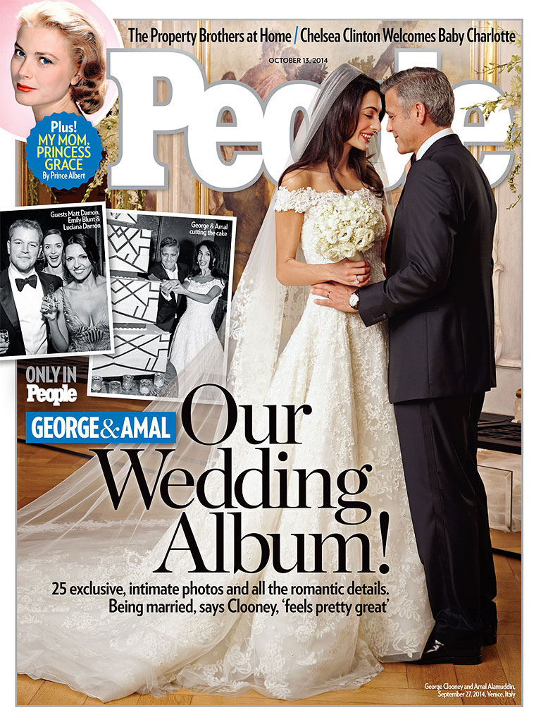 George Clooner and Amal Alamuddin Wedding Venice People Magazine Loveweddingsng