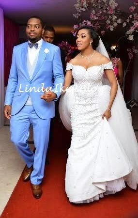 Koko Ita Giwa weds Chimaobi Loveweddingsng - White Wedding1